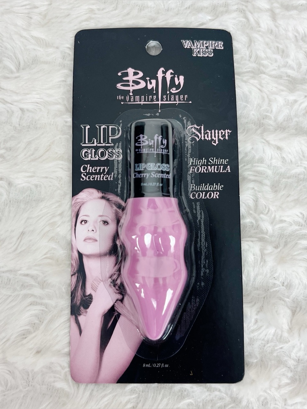 Buffy The Vampire Slayer Wood Stake Mr Pointy Pink Cherry Lip Gloss Whimsigoth